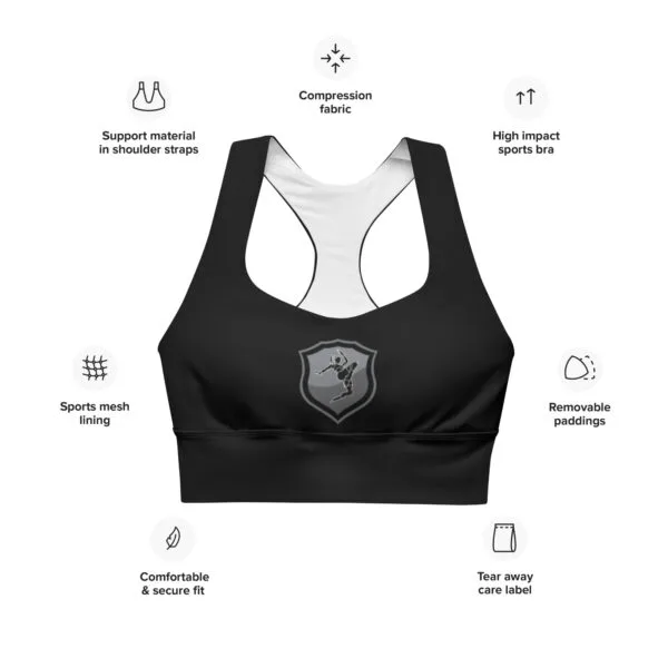 Black Eagle Longline sports bra - Image 16