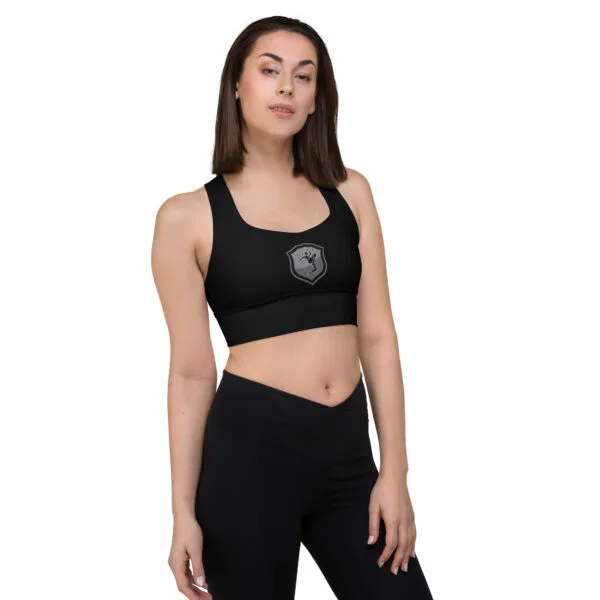 Black Eagle Longline sports bra