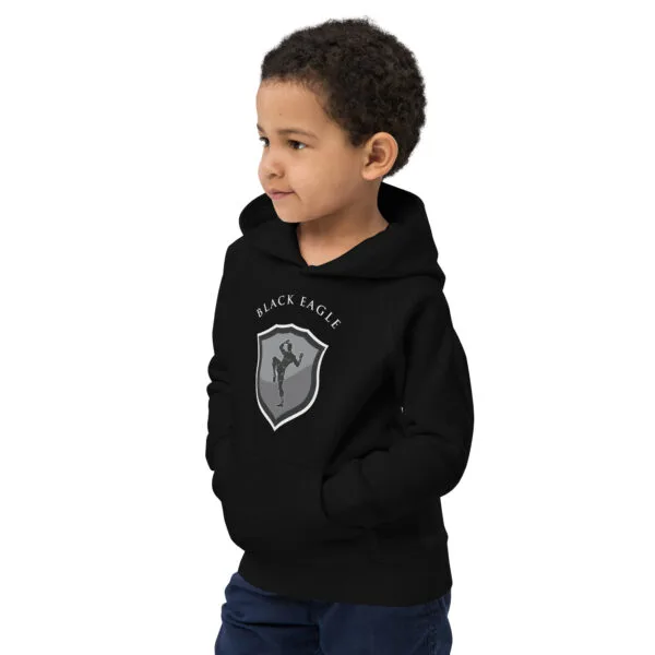 Black Eagle Kids eco hoodie - Image 7