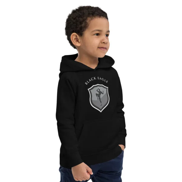 Black Eagle Kids eco hoodie - Image 6