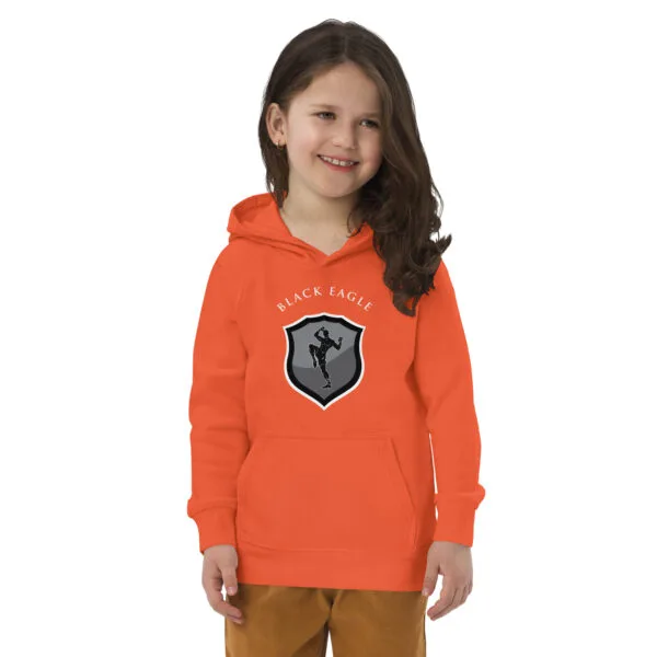 Black Eagle Kids eco hoodie - Image 4