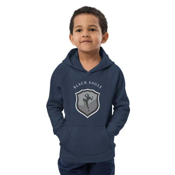 Black Eagle Kids eco hoodie - Image 12