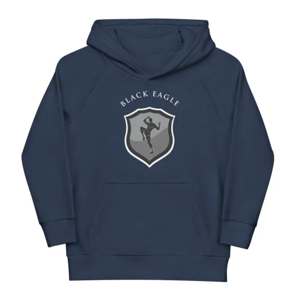 Black Eagle Kids eco hoodie - Image 2