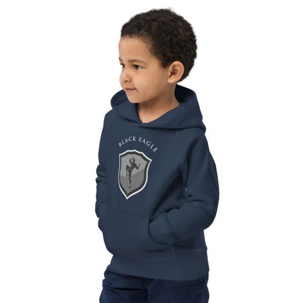 Black Eagle Kids eco hoodie - Image 11