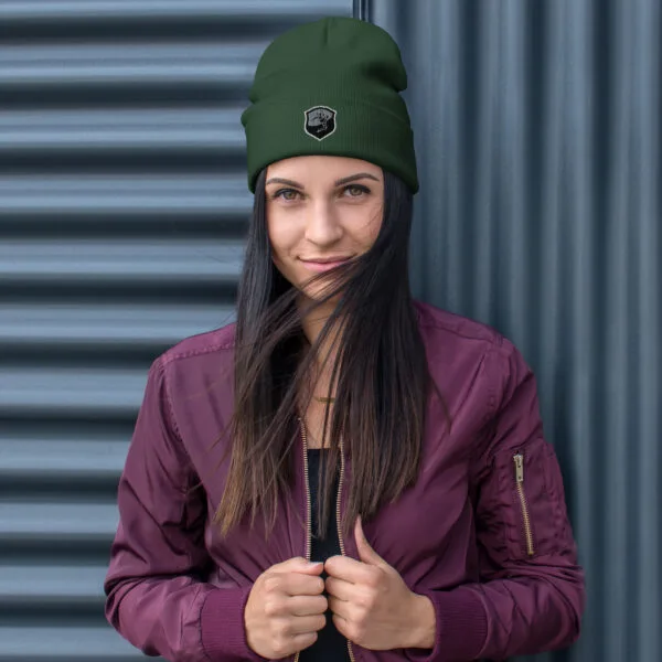Women's Embroidered Beanie - Image 4