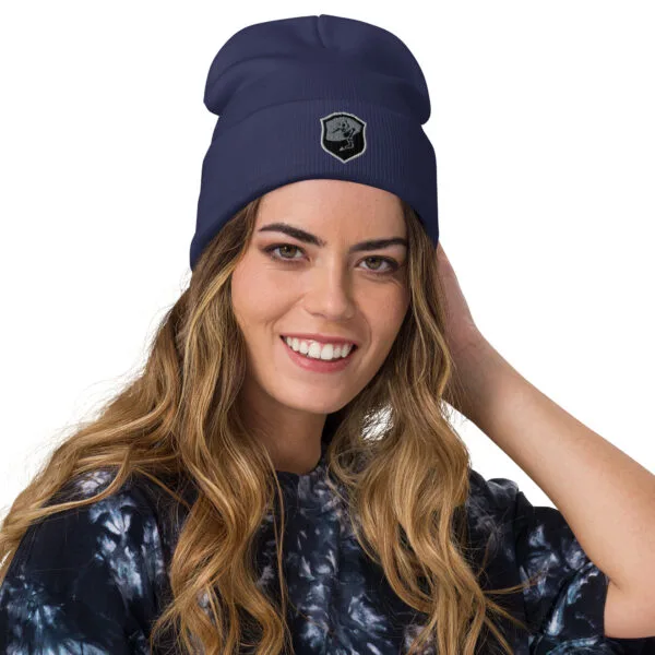 Women's Embroidered Beanie - Image 7