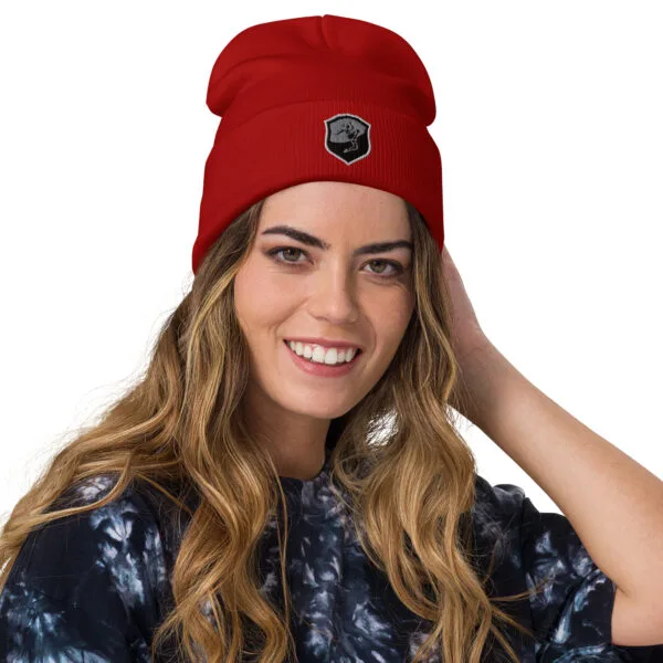 Women's Embroidered Beanie - Image 6
