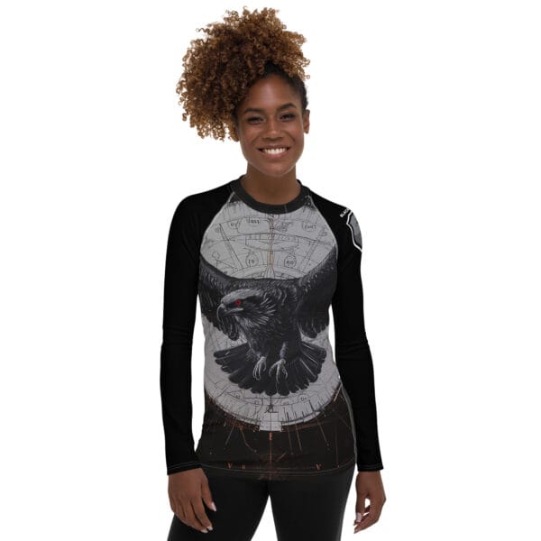 Black Eagle Women's Rash Guard - Image 3